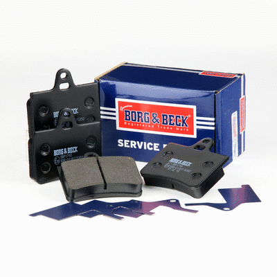 Kit de plaquettes de frein, frein à disque BORG & BECK BBP1710