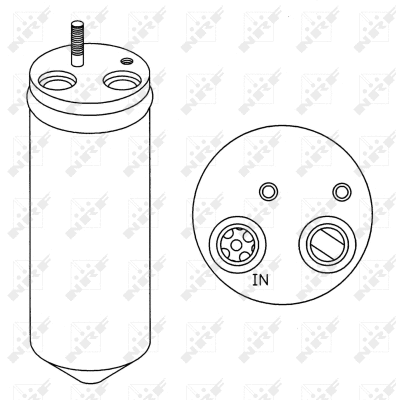 Filtre déshydratant, climatisation NRF 33148
