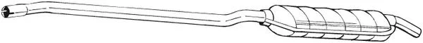 Silencieux central BOSAL 284-791