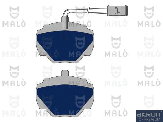 Kit de plaquettes de frein, frein à disque AKRON-MALÒ 1050996