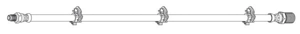 Flexible de frein CEF 514797