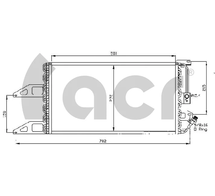 Condenseur, climatisation ACR 300534