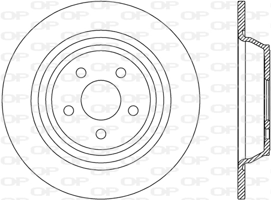 Disque de frein OPEN PARTS BDA2789.10