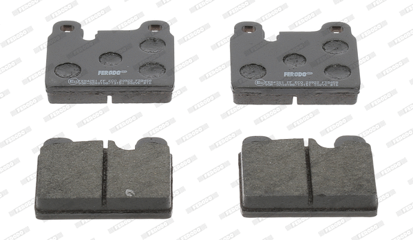 Kit de plaquettes de frein, frein à disque FERODO FDB458