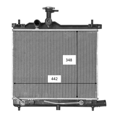 Radiateur, refroidissement du moteur WILMINK GROUP WG1723410