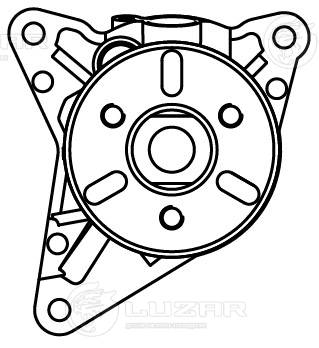 Pompe à eau, refroidissement du moteur LUZAR LWP 1014