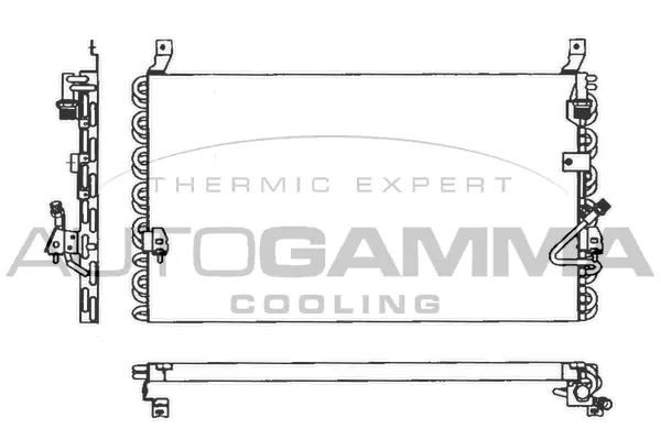 Condenseur, climatisation AUTOGAMMA 101724