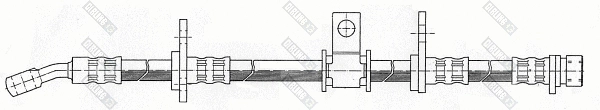 Flexible de frein GIRLING 9004187
