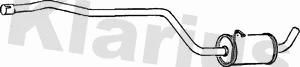Silencieux central KLARIUS 260168