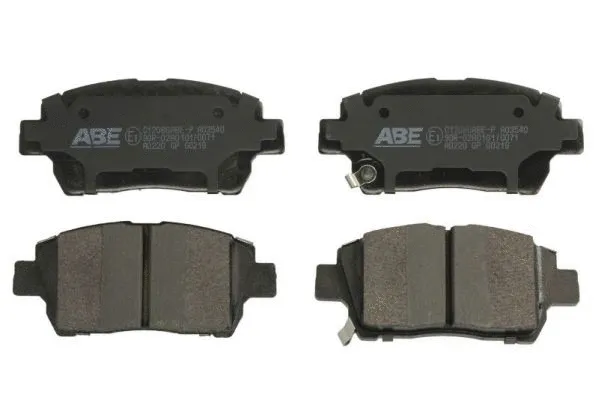 Kit de plaquettes de frein, frein à disque ABE C12086ABE-P