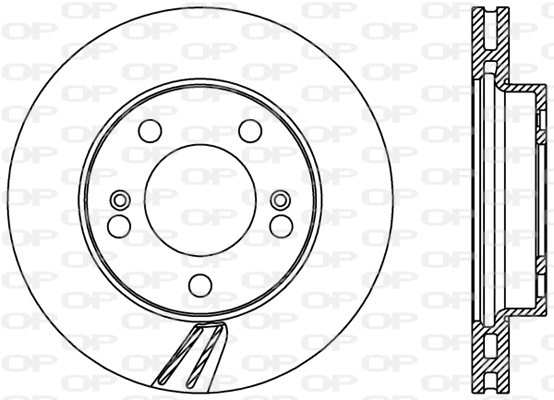 Disque de frein OPEN PARTS BDR2376.20