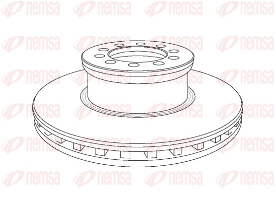Disque de frein REMSA NCA1053.20