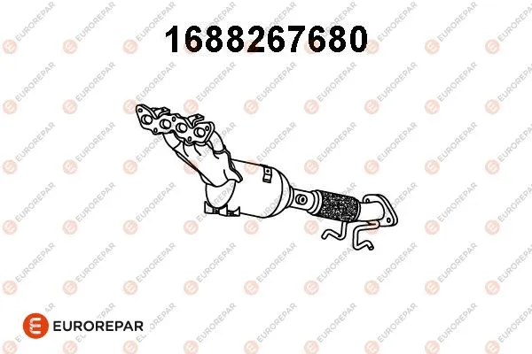 Catalyseur en coude EUROREPAR 1688267680