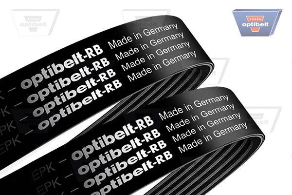 Jeu de courroies trapézoïdales à nervures OPTIBELT KEPK 1000