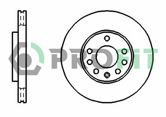 Disque de frein PROFIT 5010-1042