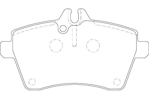 Kit de plaquettes de frein, frein à disque Omnicraft 2134942