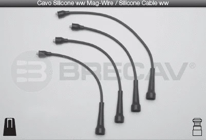 Kit de câbles d'allumage BRECAV 11.549