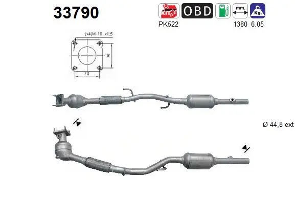 Catalyseur AS 33790
