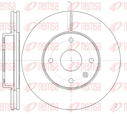 Disque de frein REMSA 61181.10