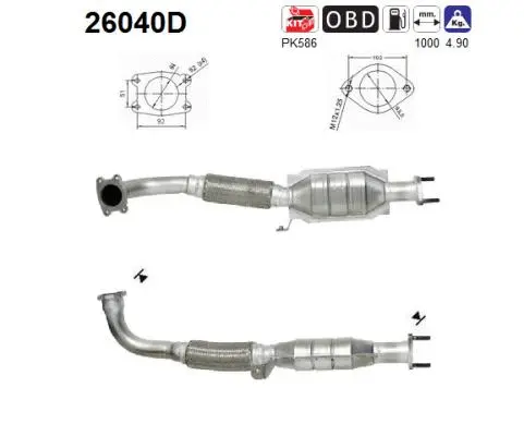 Catalyseur AS 26040D