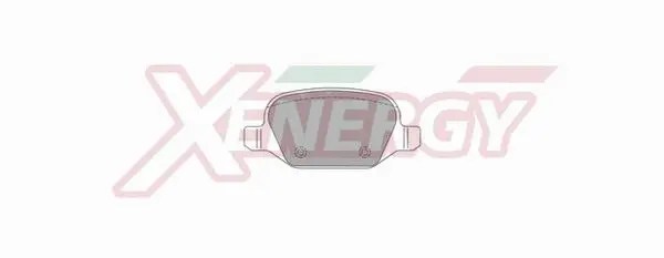 Kit de plaquettes de frein, frein à disque AP XENERGY X40734