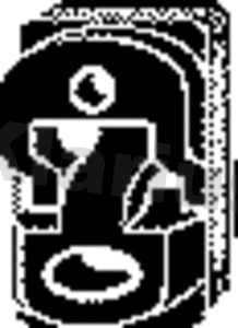 Support, silencieux KLARIUS 420330