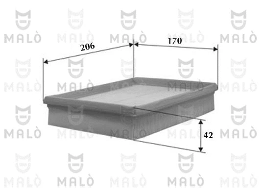 Filtre à air AKRON-MALÒ 1500054