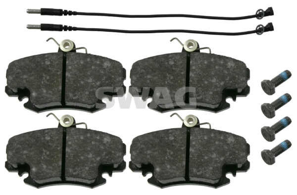 Kit de plaquettes de frein, frein à disque SWAG 60 91 6191