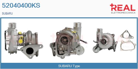 Turbocompresseur, suralimentation REAL 52040400KS