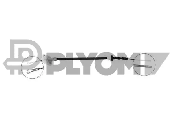 Tirette à câble, commande d'embrayage PLYOM P766349