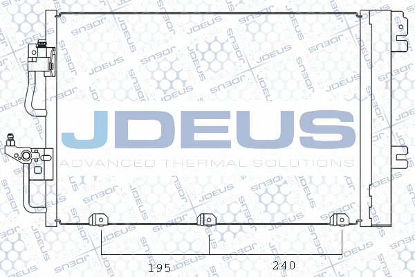 Condenseur, climatisation JDEUS M-7200970