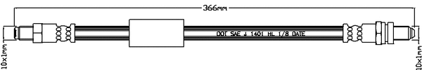 Flexible de frein JURATEK JBH1092