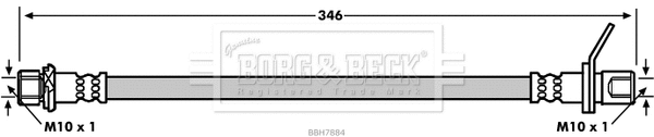 Flexible de frein BORG & BECK BBH7884