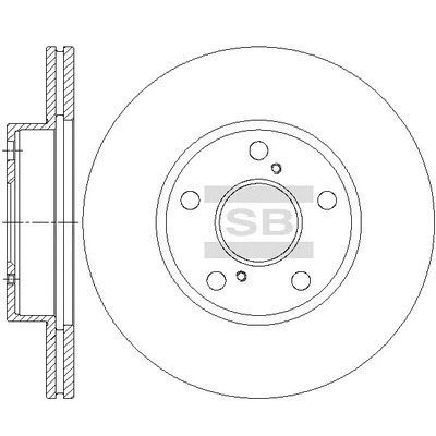 Disque de frein Hi-Q SD4670