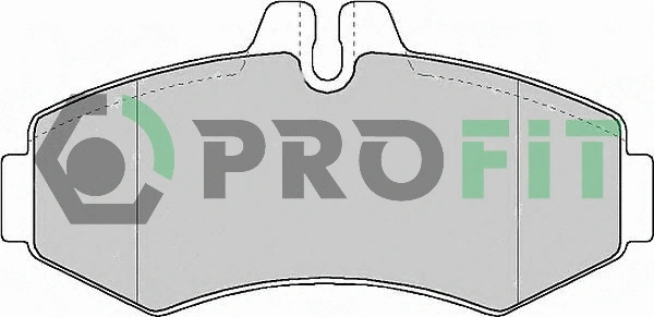 Kit de plaquettes de frein, frein à disque PROFIT 5000-1304 C