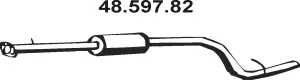 Silencieux central EBERSPÄCHER 48.597.82