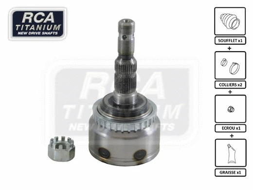 Jeu de joints, arbre de transmission RCA FRANCE OP812