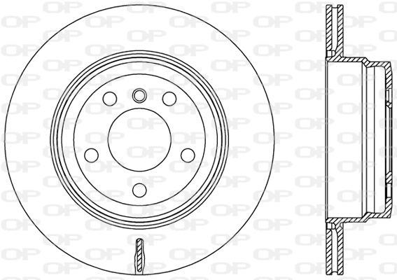 Disque de frein OPEN PARTS BDR2465.20