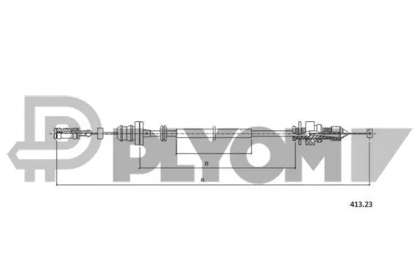 Câble d'accélération PLYOM P761197