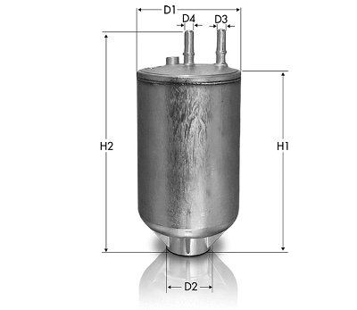 Filtre à carburant TECNECO FILTERS GS1231