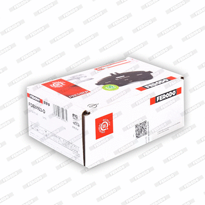 Kit de plaquettes de frein, frein à disque FERODO FDB4163-D