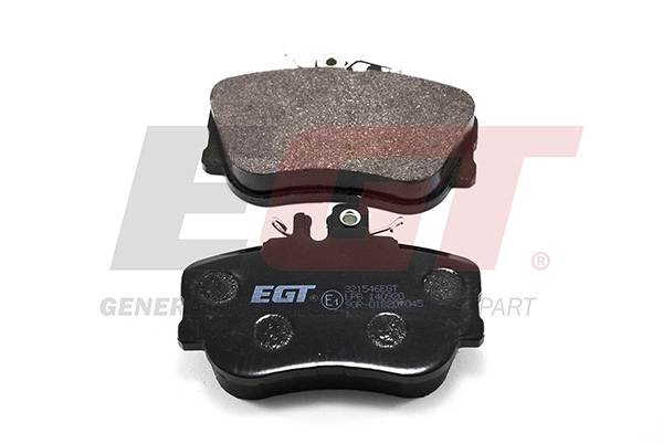 Kit de plaquettes de frein, frein à disque EGT 321546EGT