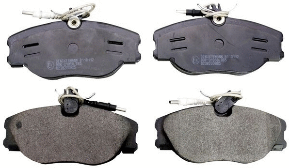 Kit de plaquettes de frein, frein à disque DENCKERMANN B110112