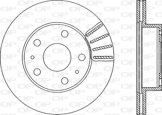 Disque de frein OPEN PARTS BDA1152.20