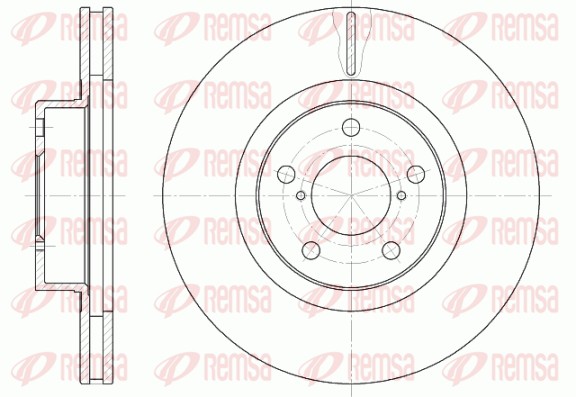 Disque de frein REMSA 6715.10