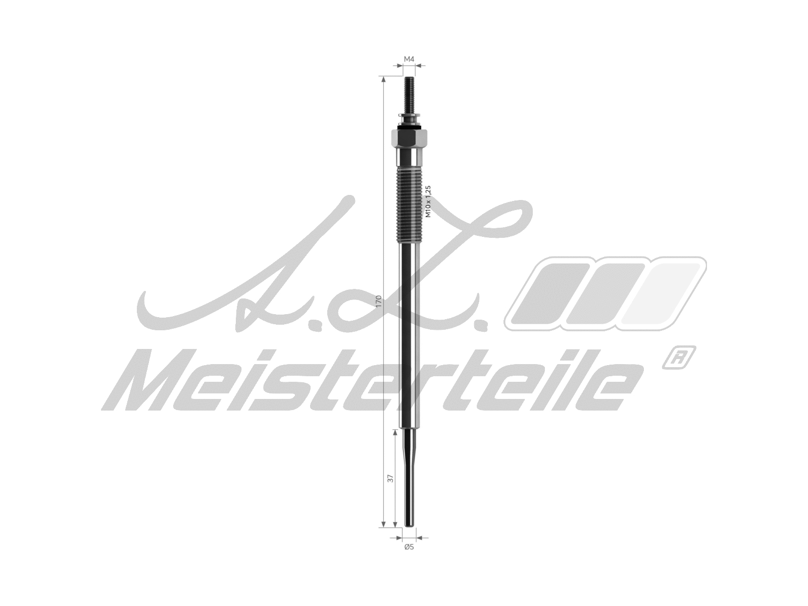 Bougie de préchauffage A.Z. Meisterteile AZMT-49-040-1079