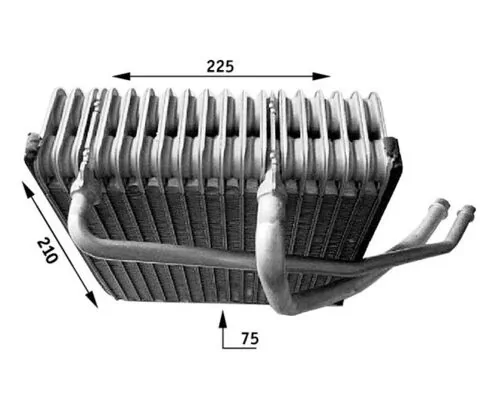 Évaporateur climatisation MAHLE AE 44 000S