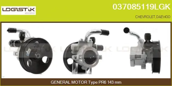 Pompe hydraulique, direction LGK 037085119LGK