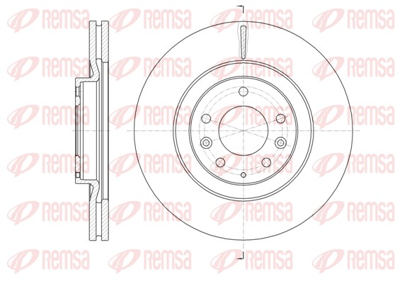 Disque de frein REMSA 61638.10