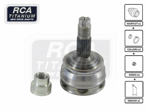 Jeu de joints, arbre de transmission RCA FRANCE FI05